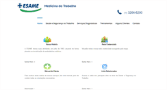 Desktop Screenshot of esame.com.br