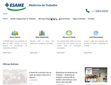 Tablet Screenshot of esame.com.br